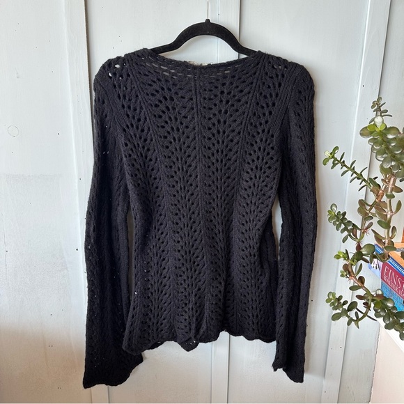 MaxMara Black Crochet Sweater - Picture 5 of 7